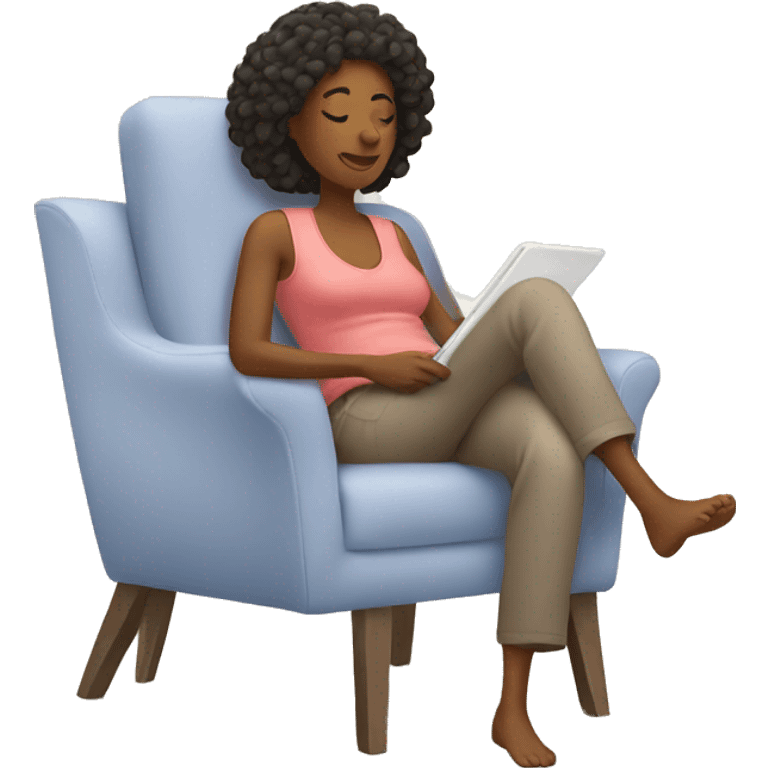 mom relaxing emoji