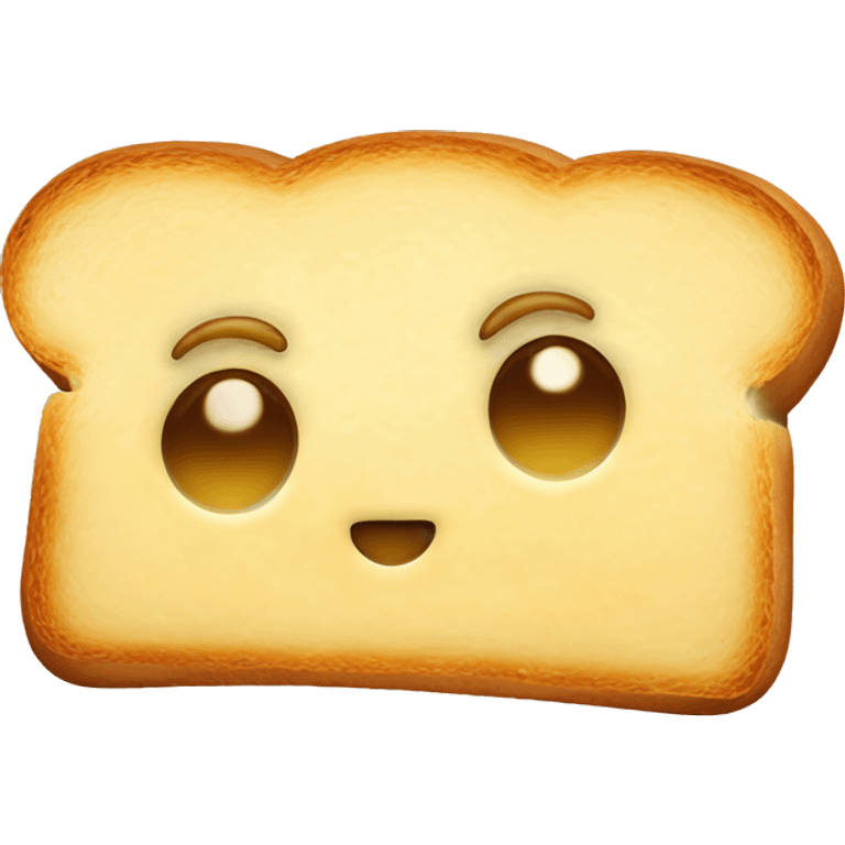 Bread cheese toast emoji