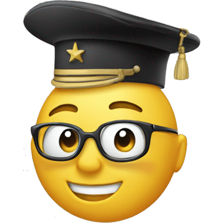 Happy face with salute emoji