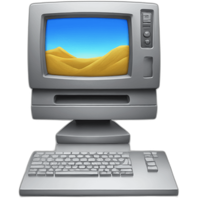 Mac Studio desktop emoji