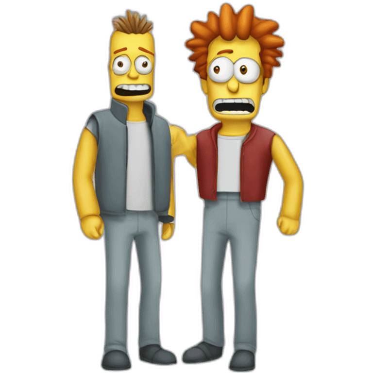 Bender and fry emoji