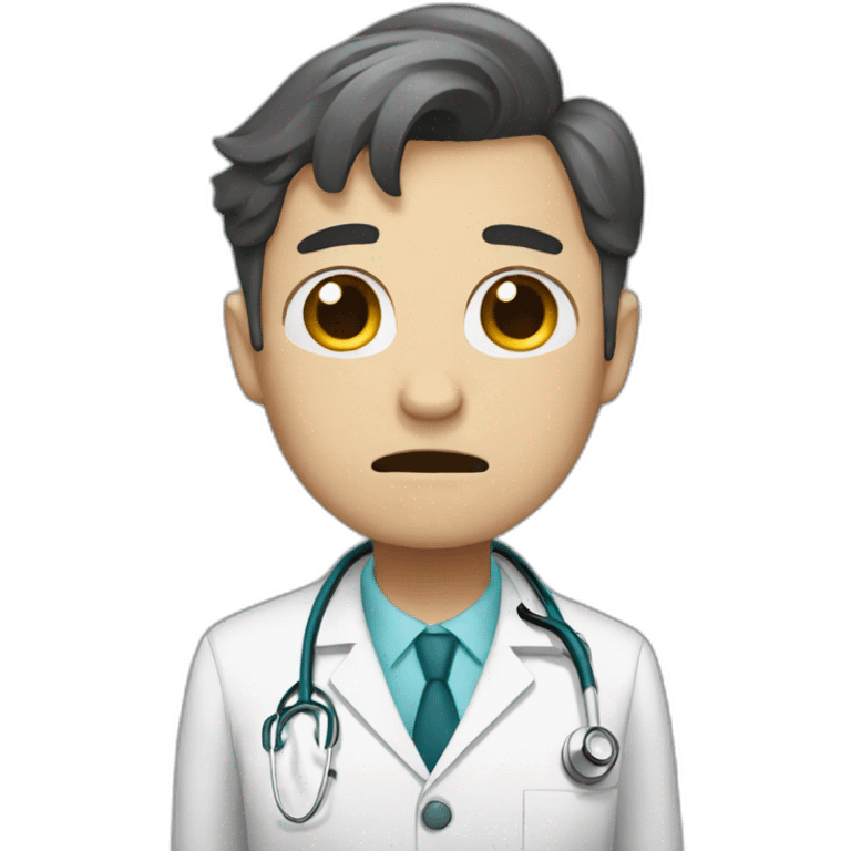 Doctor cry emoji