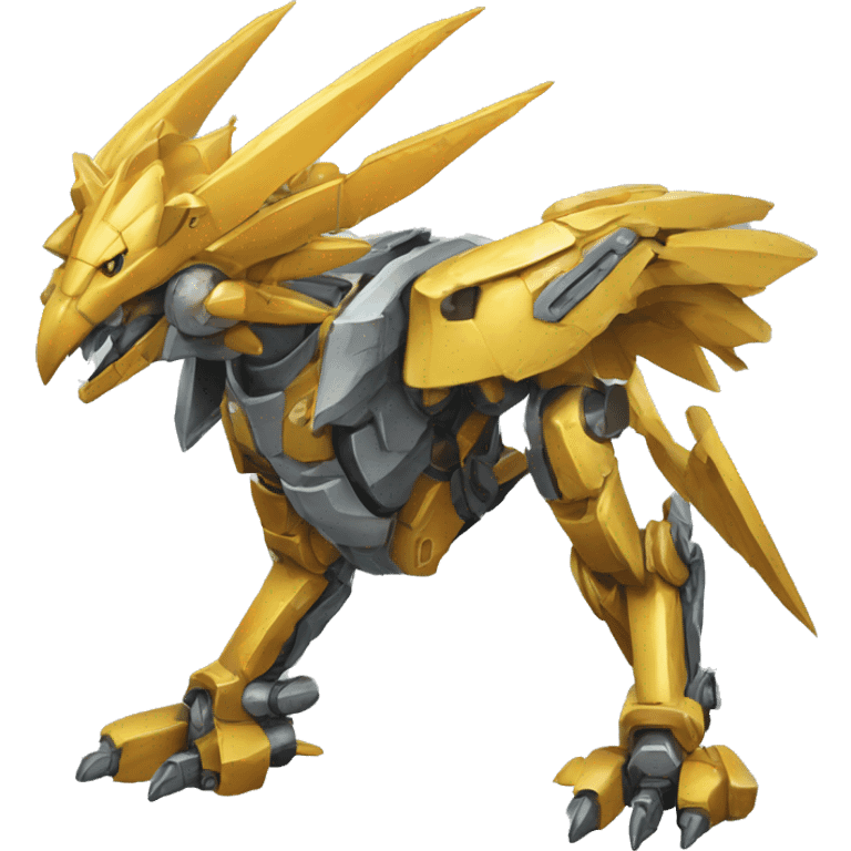 Spiky Medabot-Raptor-Dragon-Mecha emoji