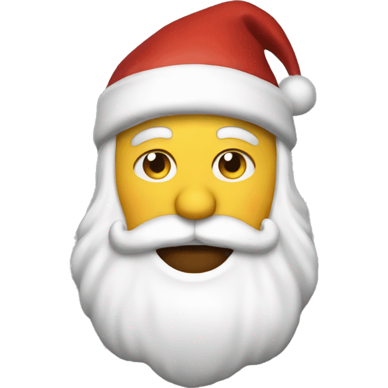 Santa three emoji