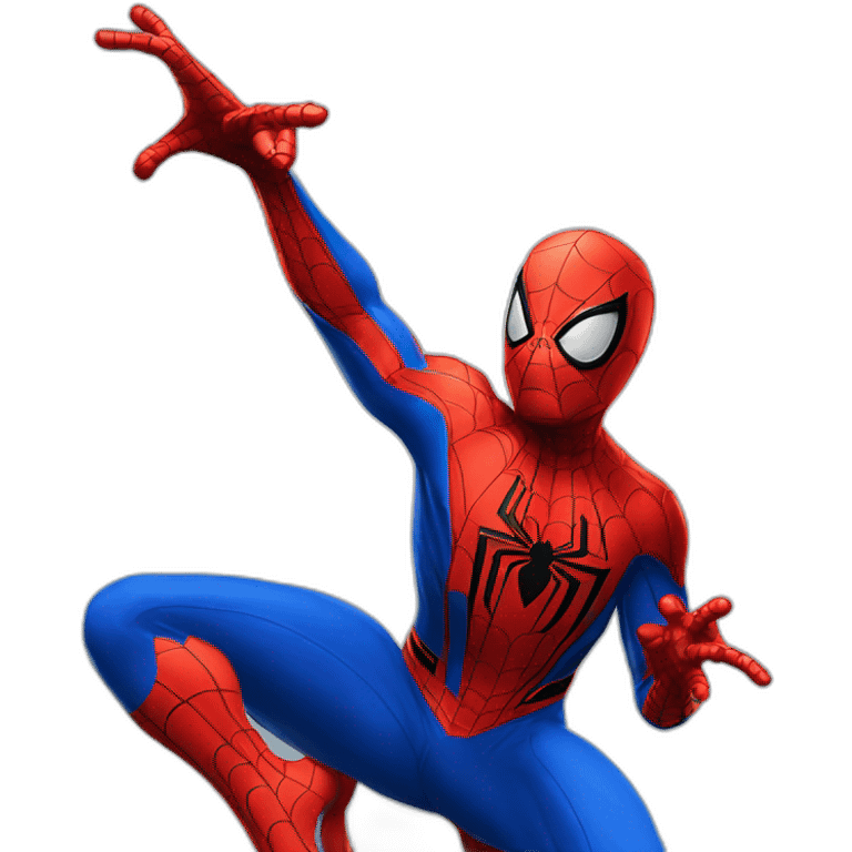 Spider man from ps4 in a classic pose emoji