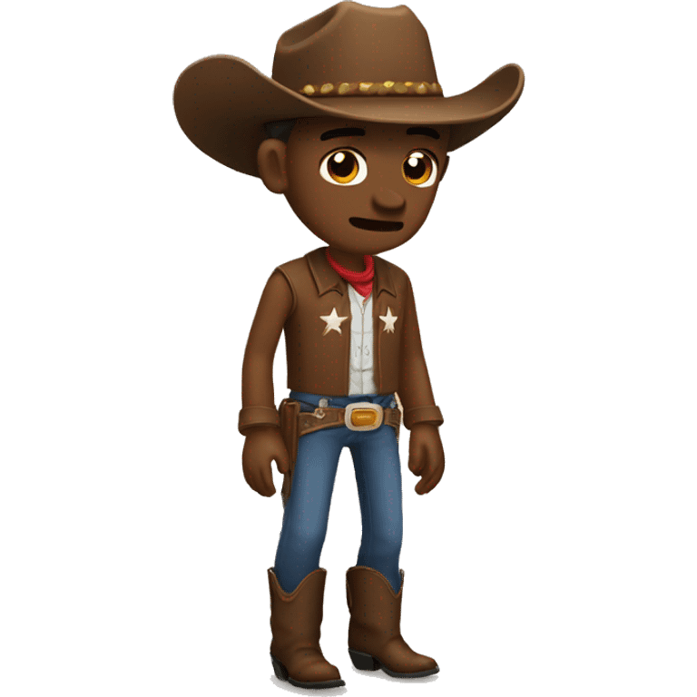 Cowboy crying emoji