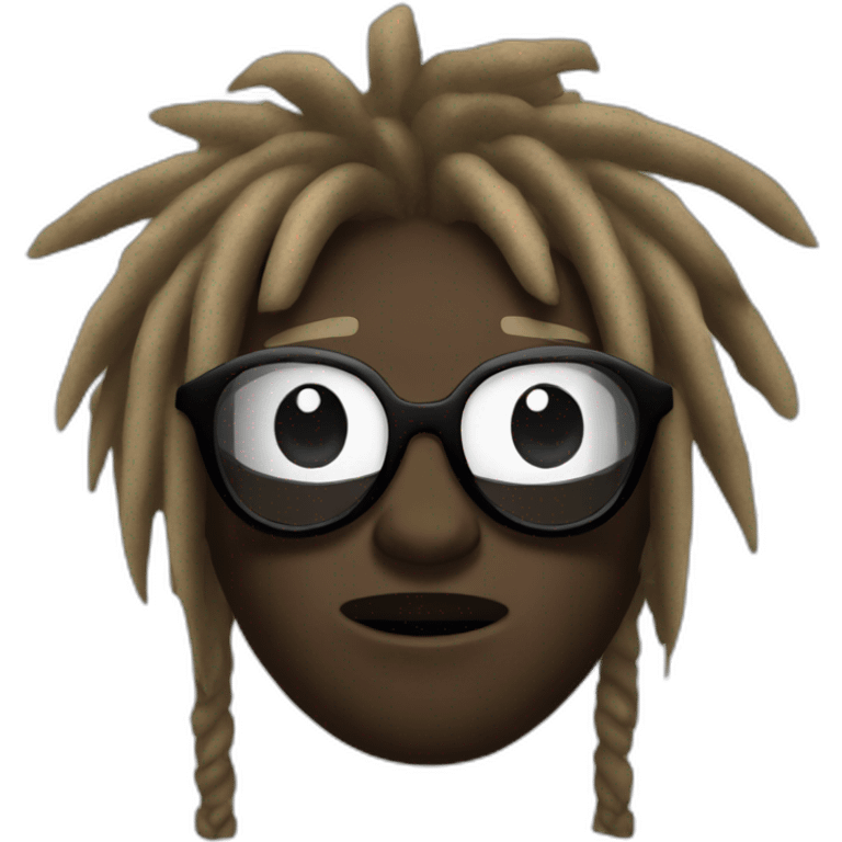 black dave strider with dreadlocks emoji