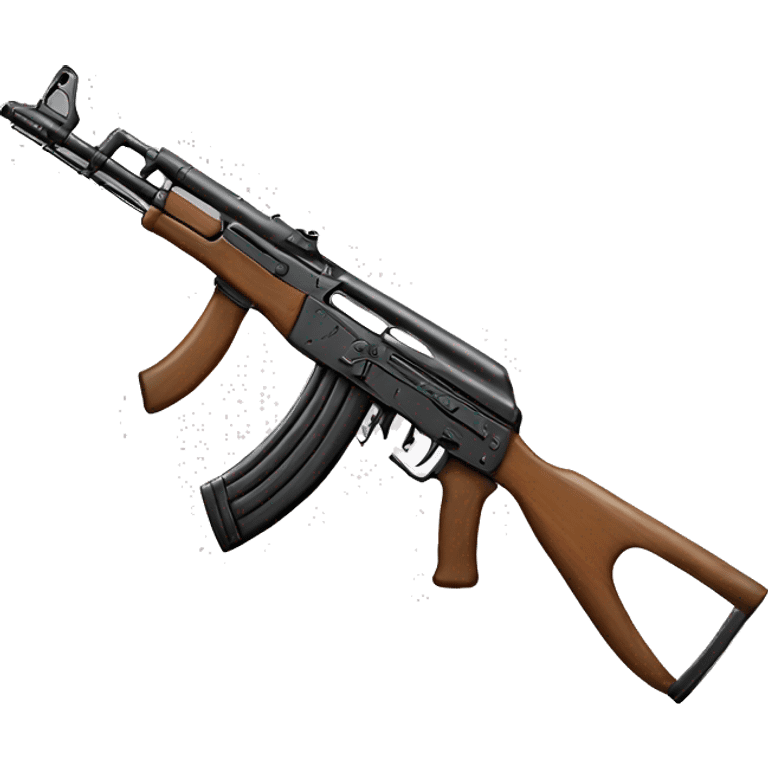 two crossed rifles ak47 emoji