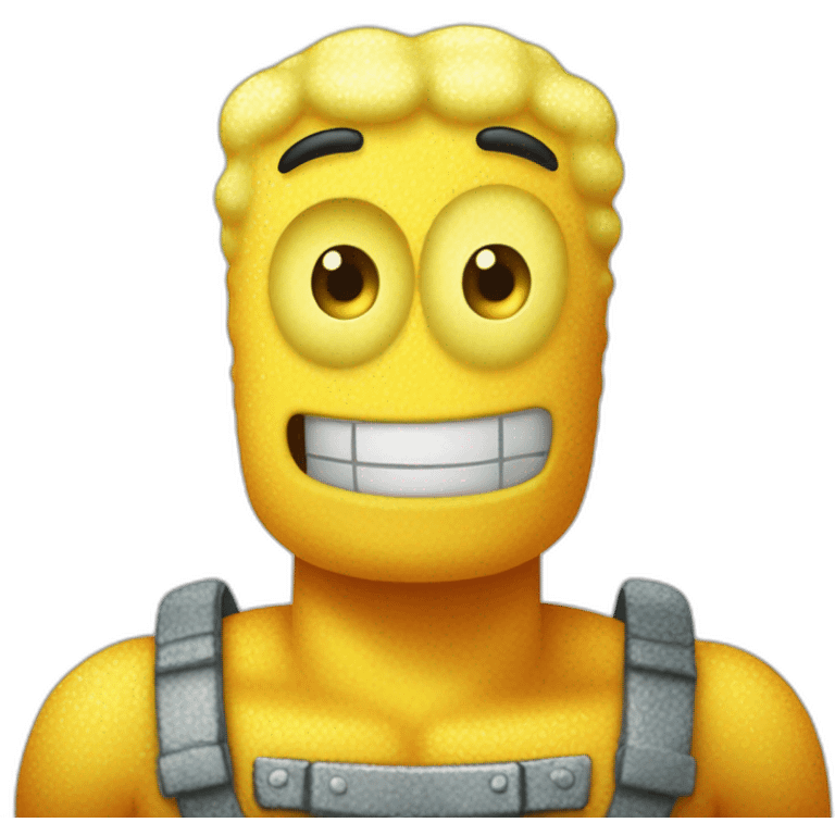 bob esponja musculoso emoji