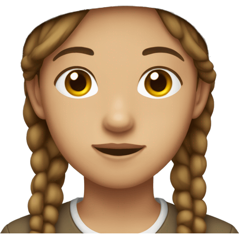 teenager with brown hair and light brown skin, wearing a beret emoji