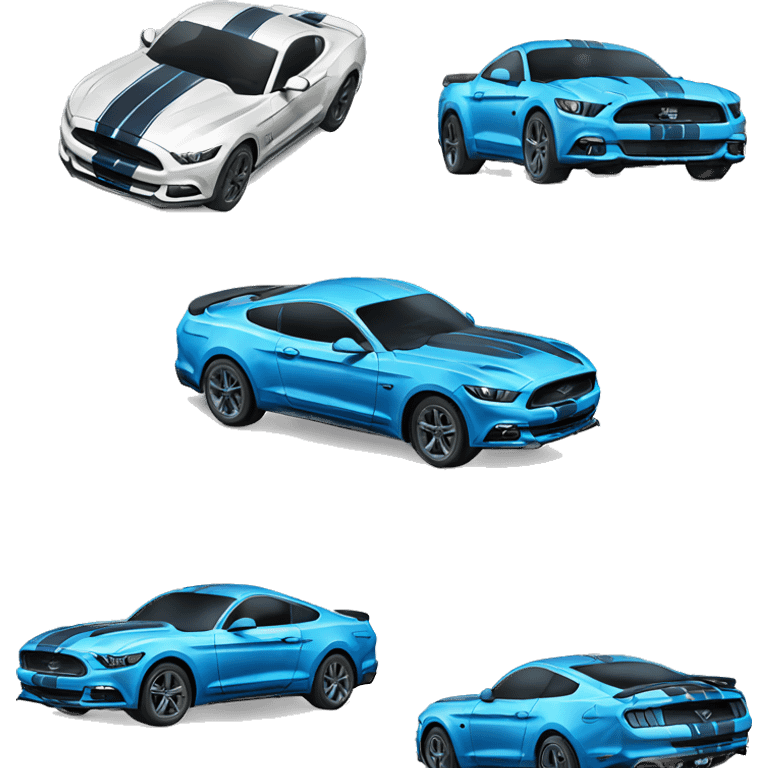 Car mustang 2017 emoji