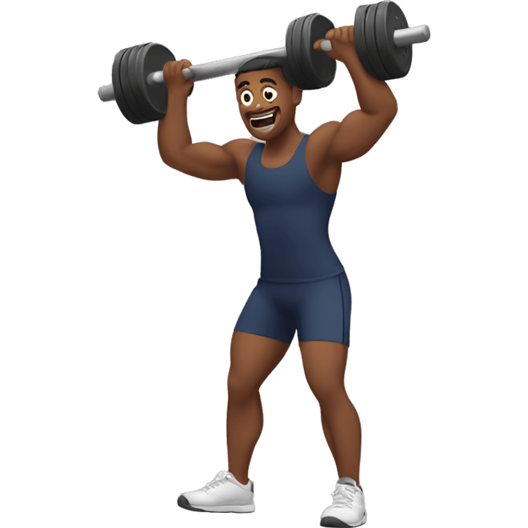 Person lifting weights emoji