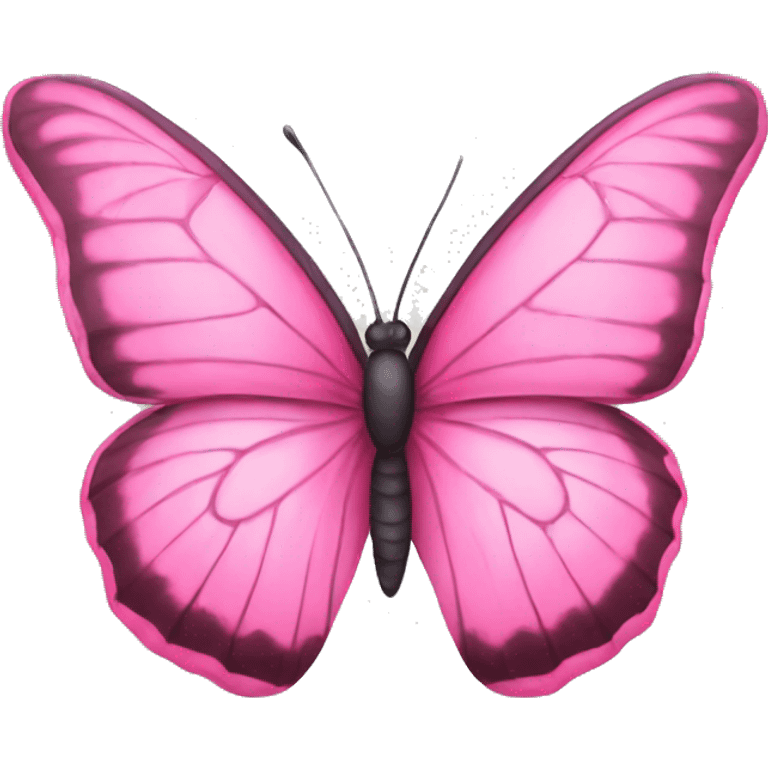 Pink  butterfly emoji