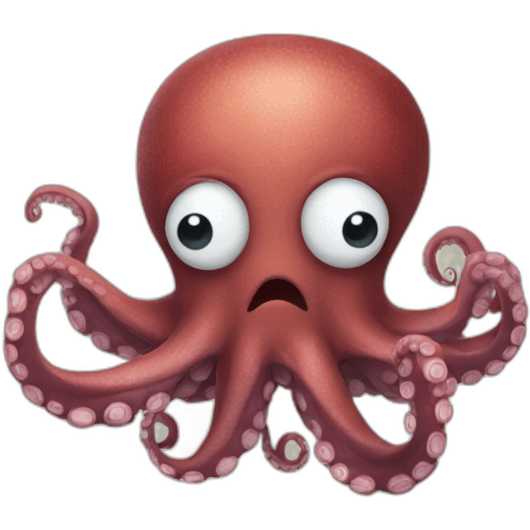 Octopus out of conces emoji