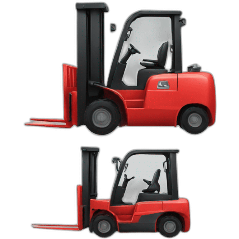 red forklift emoji