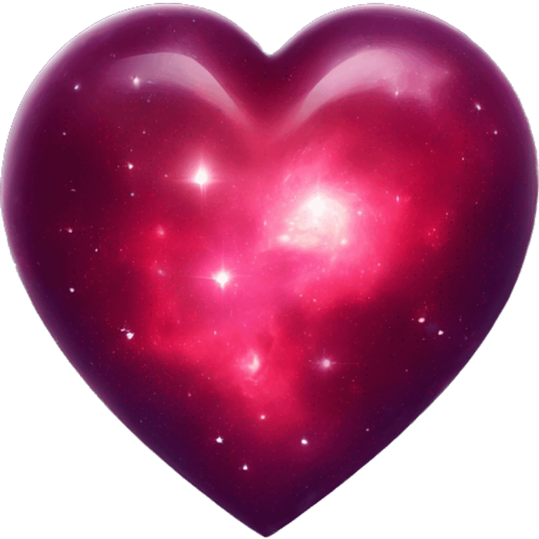 crimson galaxy heart emoji