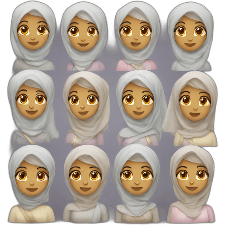 princess with a hijab emoji