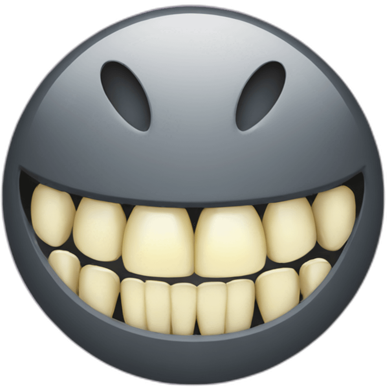 Bad teeth smiley emoji