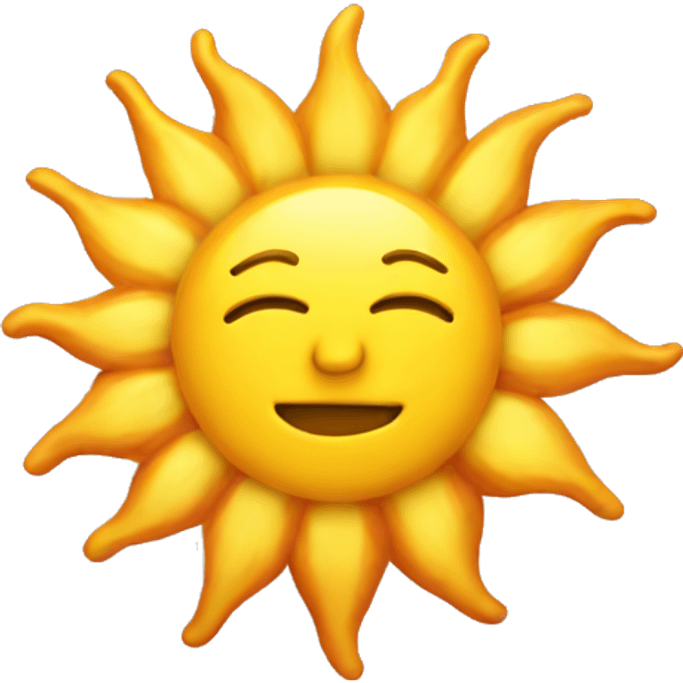 Sun emoji