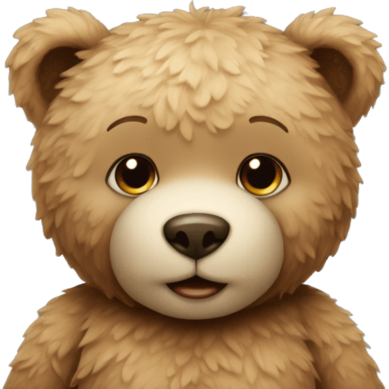 Cute teddybear  emoji