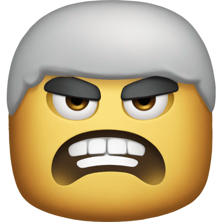 Angry cornbread emoji