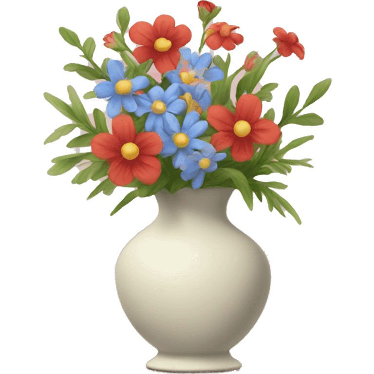 vase with flowers  emoji