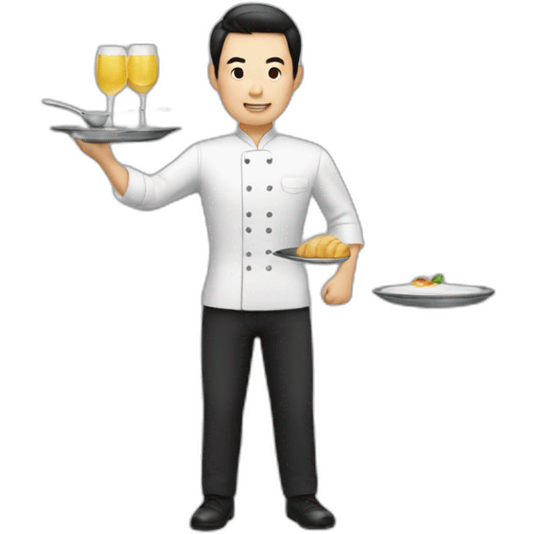 waiter chinese emoji