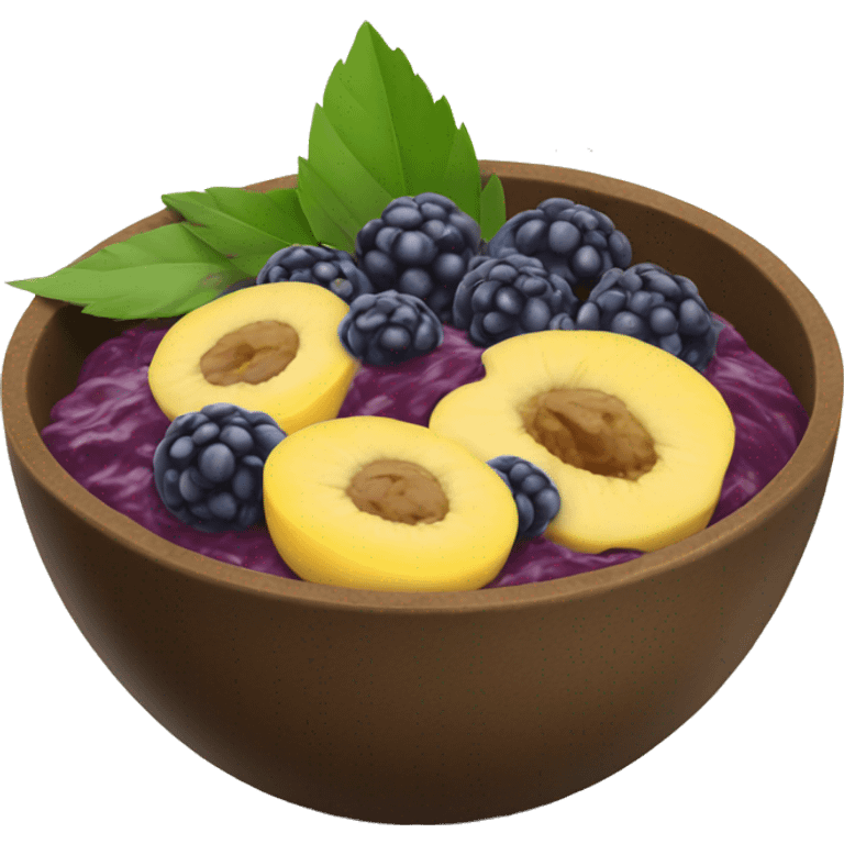 Açai bowl emoji