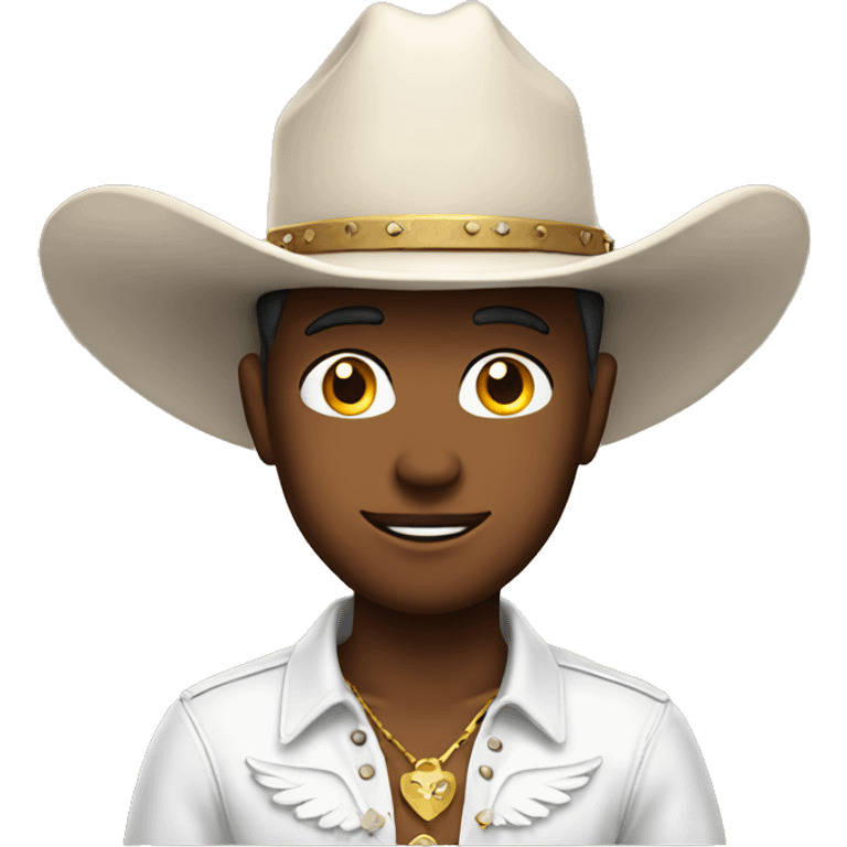 angel with cowboy hat emoji