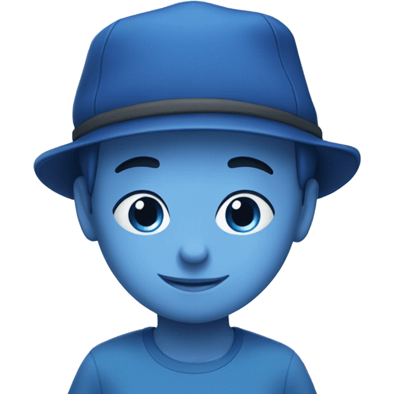 boy with blue hat emoji