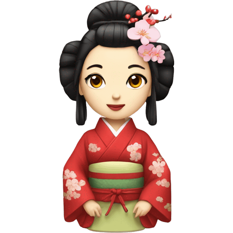 Geisha girl emoji