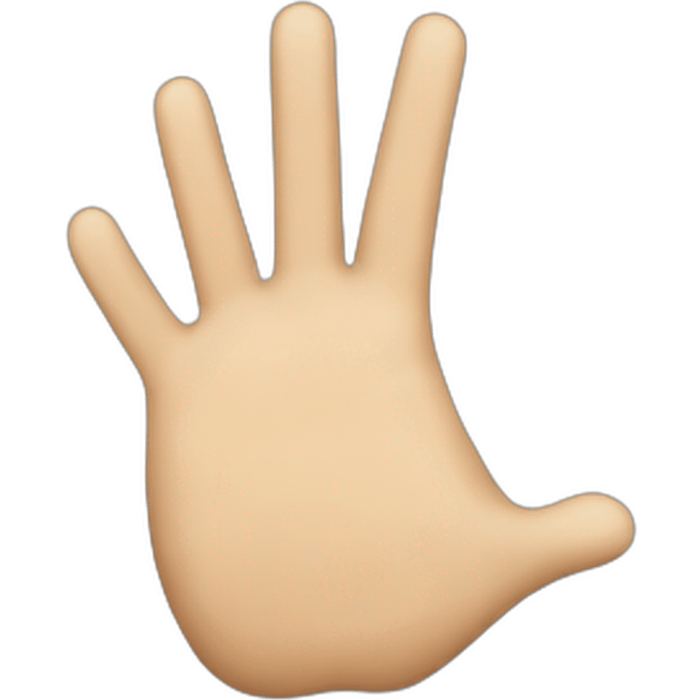 Una mano golpeando a otra mano emoji