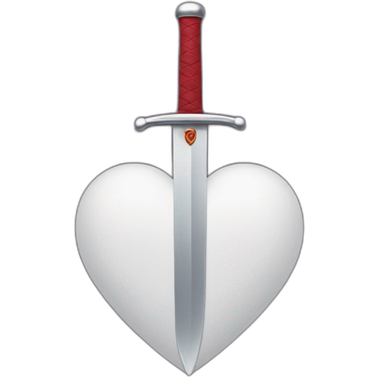 heart with sword emoji