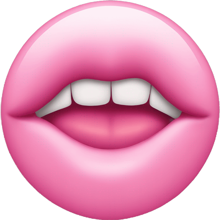 pink kiss mark emoji