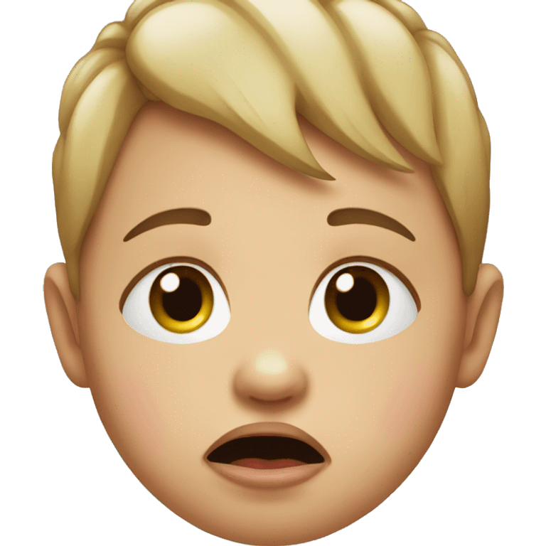 Crying baby emoji