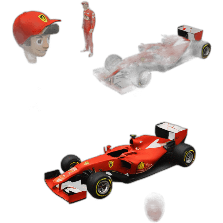 F1 Ferrari  emoji