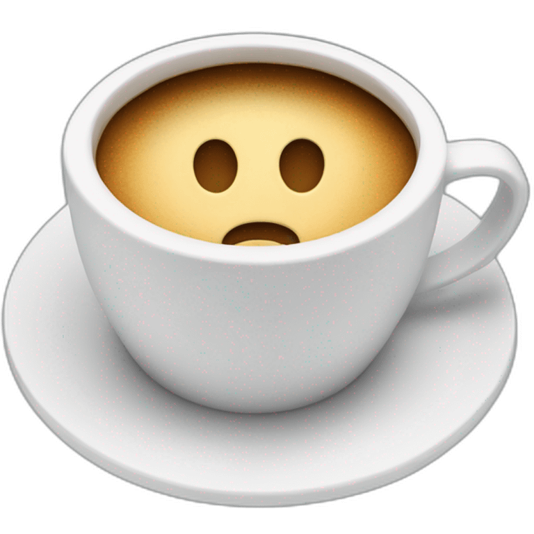 3D coffee cup emoji