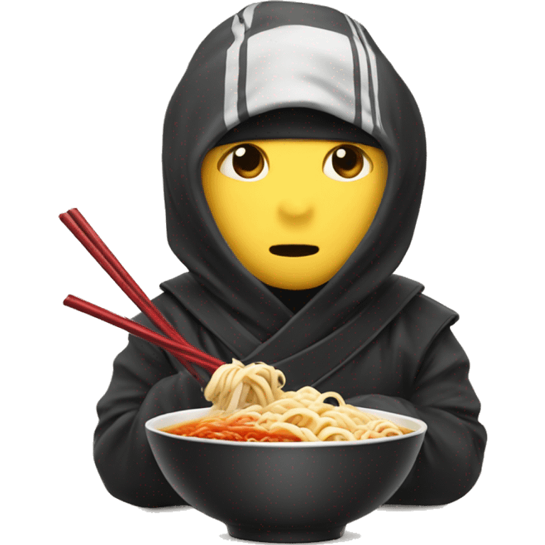 ninja eating ramen emoji