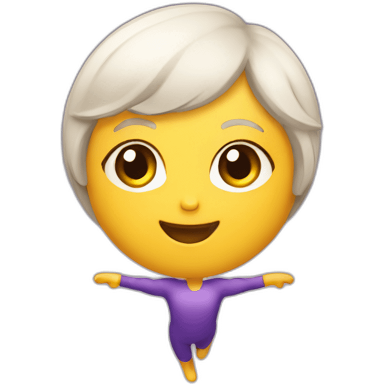 Gymnastique rythmique petit ballon emoji