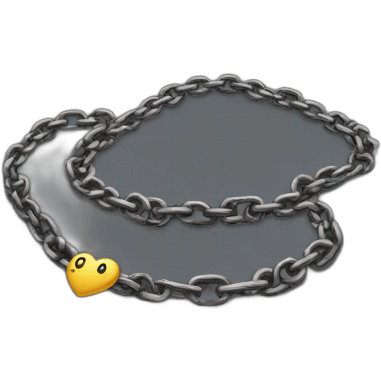 chaos love dark bridge chain emoji