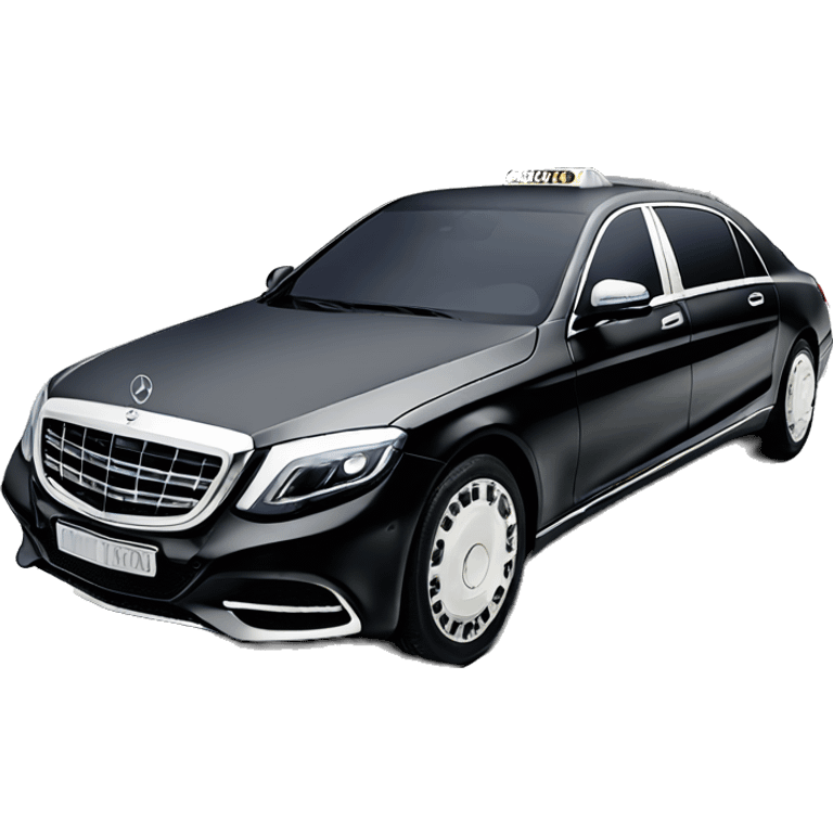 1. business taxi mercedes maybach emoji