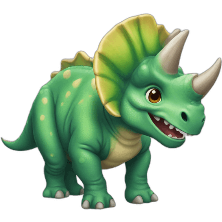 Triceratops emoji