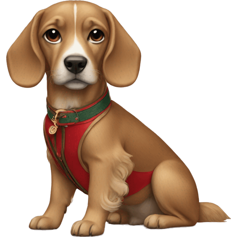 Dogs in Gucci emoji