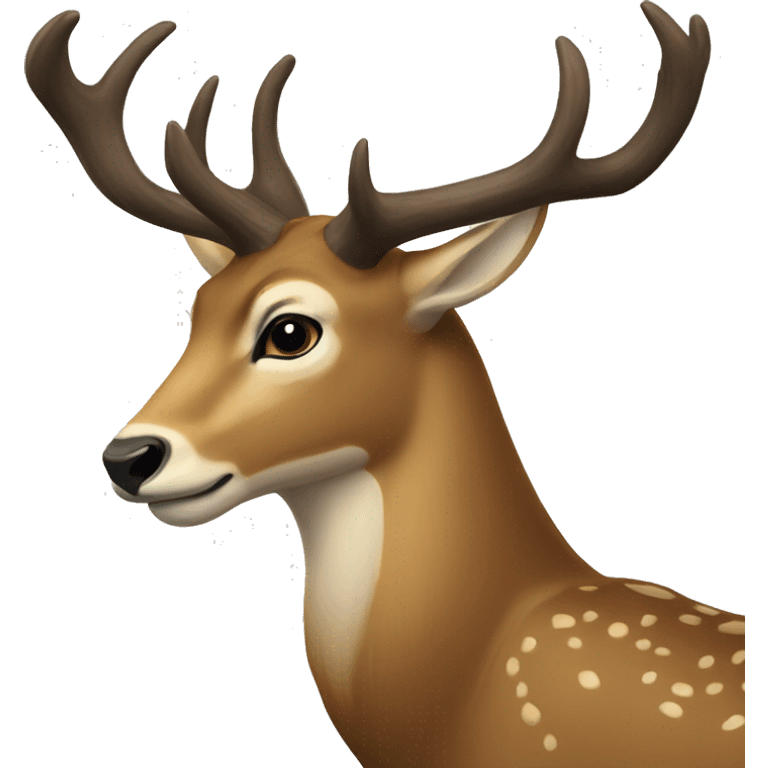 Reign deer emoji