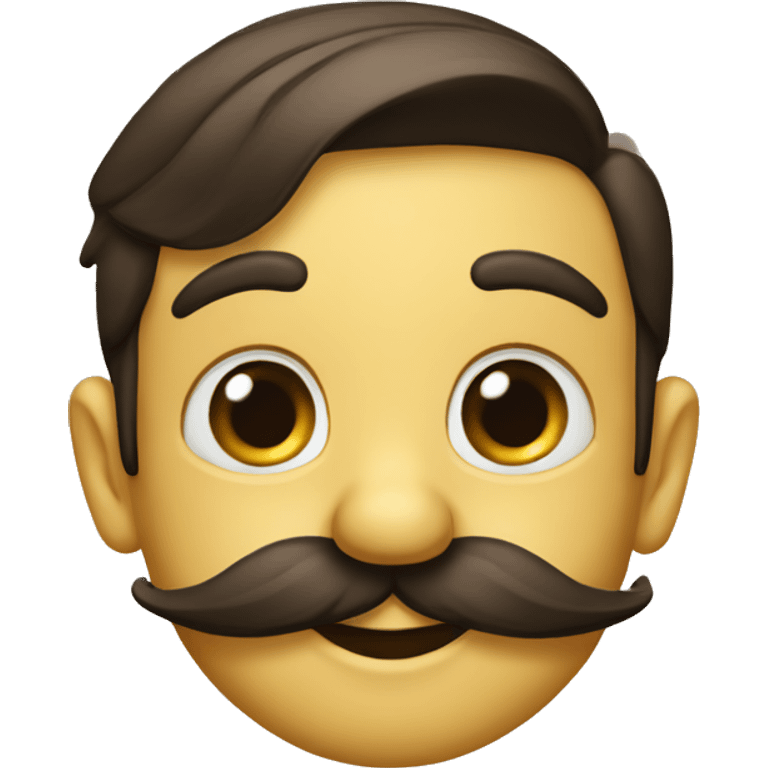 Pinocchio eith mustach emoji