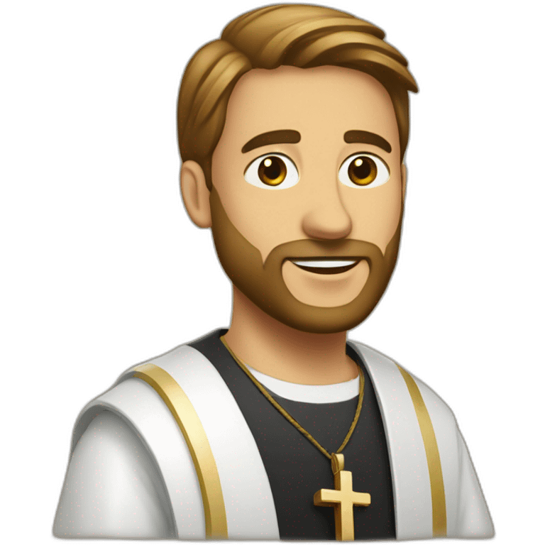 christian with catholic cross emoji