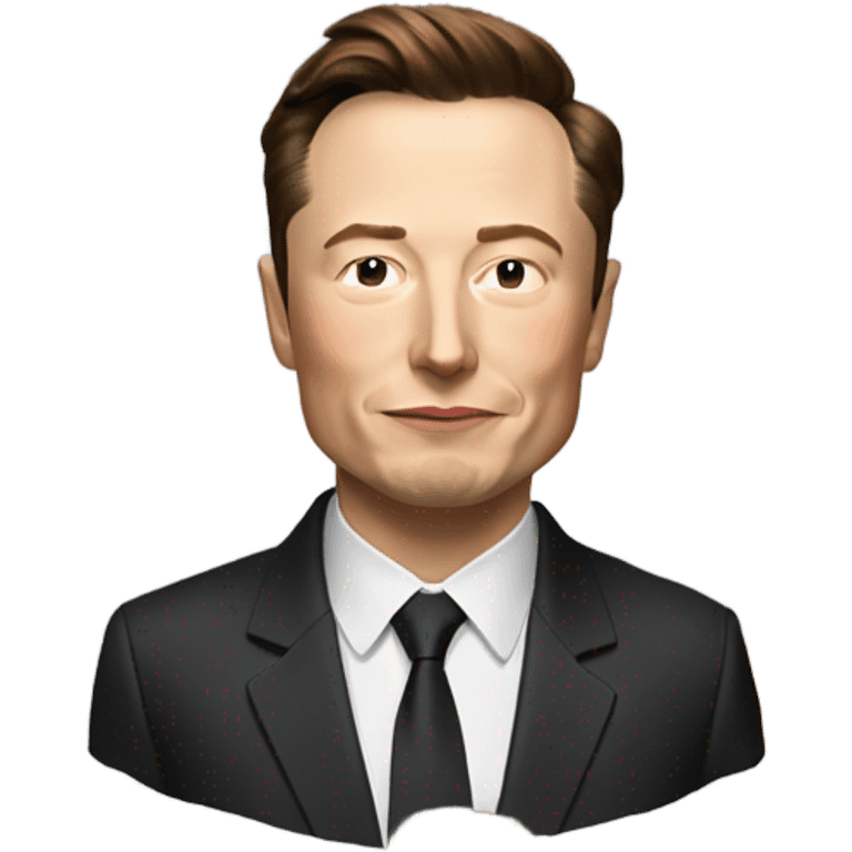 Elon musk looks maxxing emoji