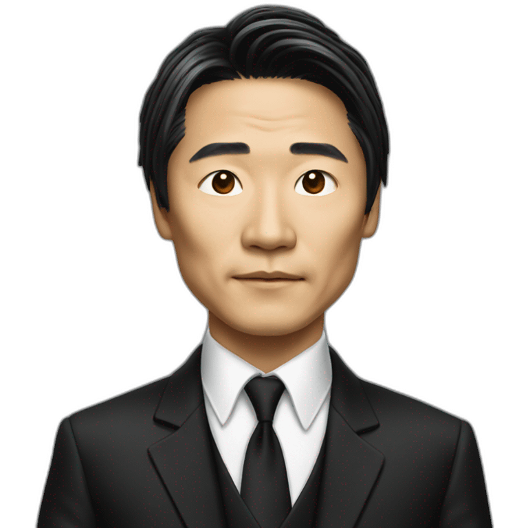 stephen chow black suit emoji