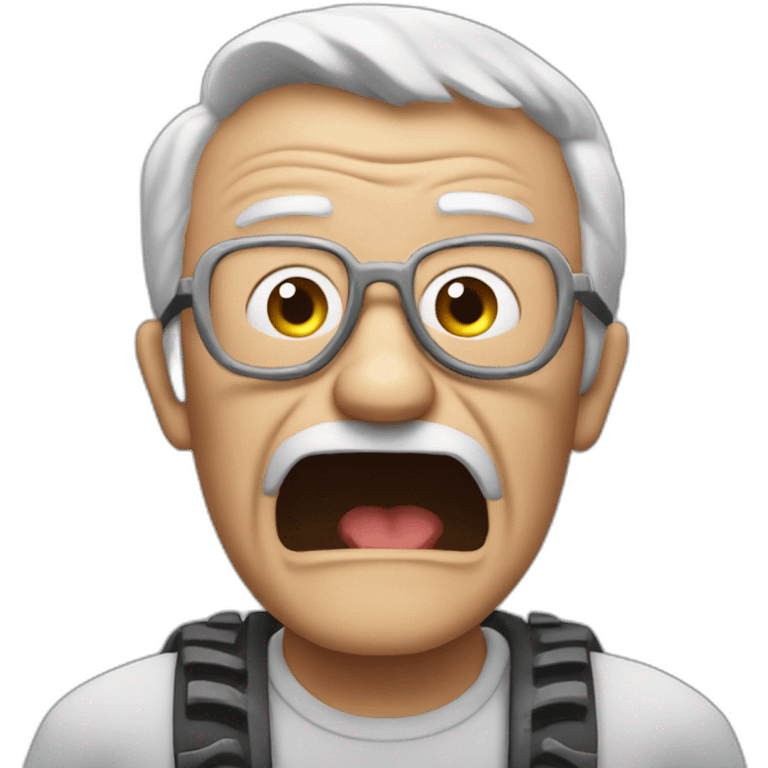 angry-grandpa-and-tractor emoji