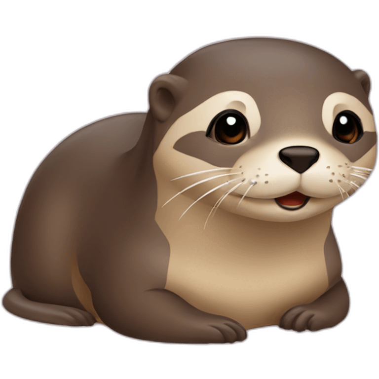 Loutre sur tot emoji